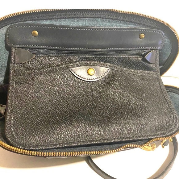 Dooney bourke navy blue Elegant Leather crossbody Handbag - Picture 9 of 10